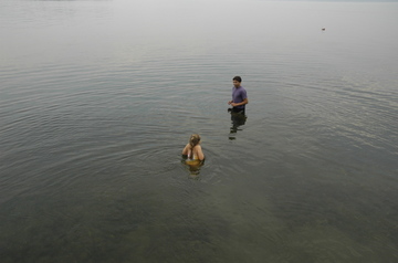 Charlotte gray lake swim.jpg