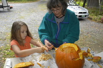 Charlotte pumpkin carving.jpg